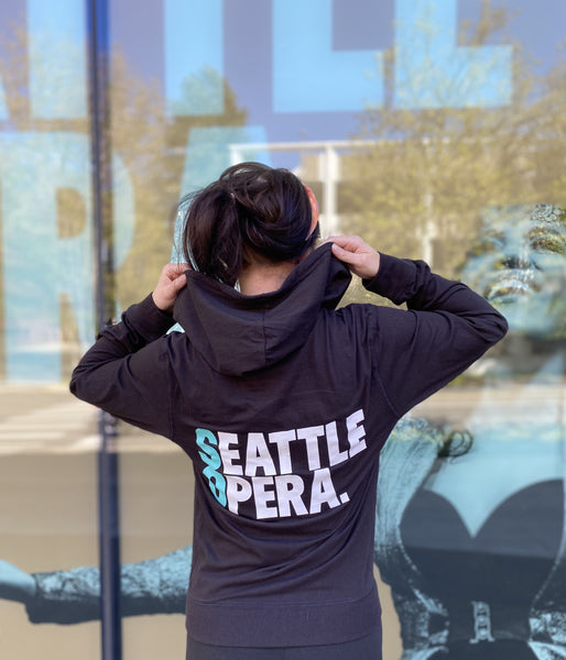 Seattle Opera Logo Unisex Lightweight Zip Sweatshirt